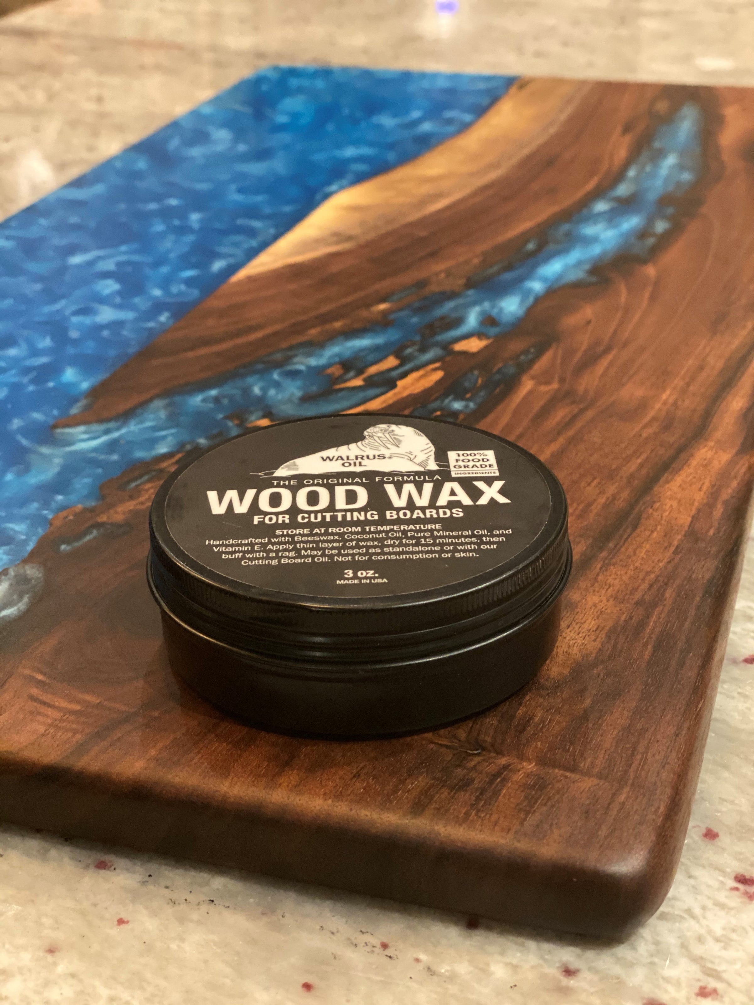 Walrus Oil Cutting Board Wood Wax 3oz
